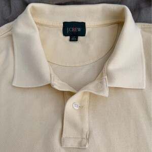 J.Crew Oarsman Butter Yellow Polo Shirt